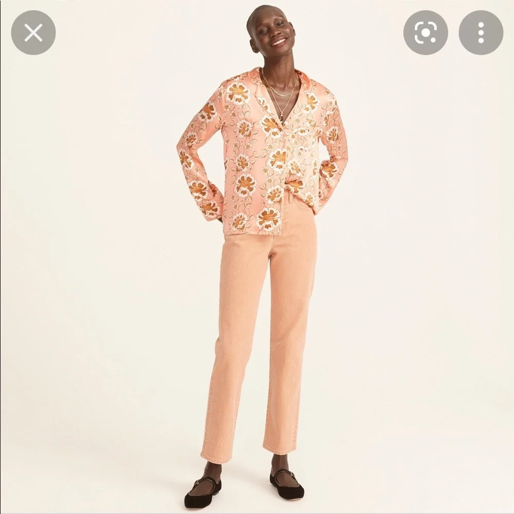 High-rise '90s classic straight jean in Rosebud wash - J.Crew - New With Tags